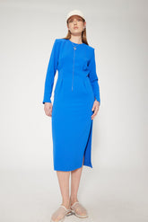 FITTED WAIST MIDI DRESS